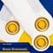 G128 3 Pack: Barbados Barbadian Flag | 3x5 Ft | LiteWeave Pro Series Printed 150D Polyester | Country Flag, Indoor/Outdoor, Vibrant Colors, Brass Grommets, Thicker and More Durable Than 100D 75D Polyester